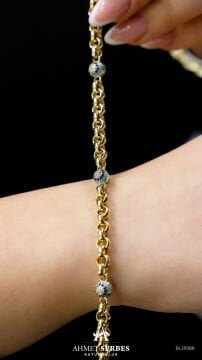 Nazar Boncuklu Altın Bileklik