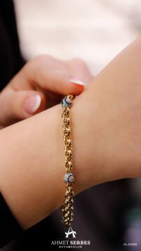 Nazar Boncuklu Altın Bileklik