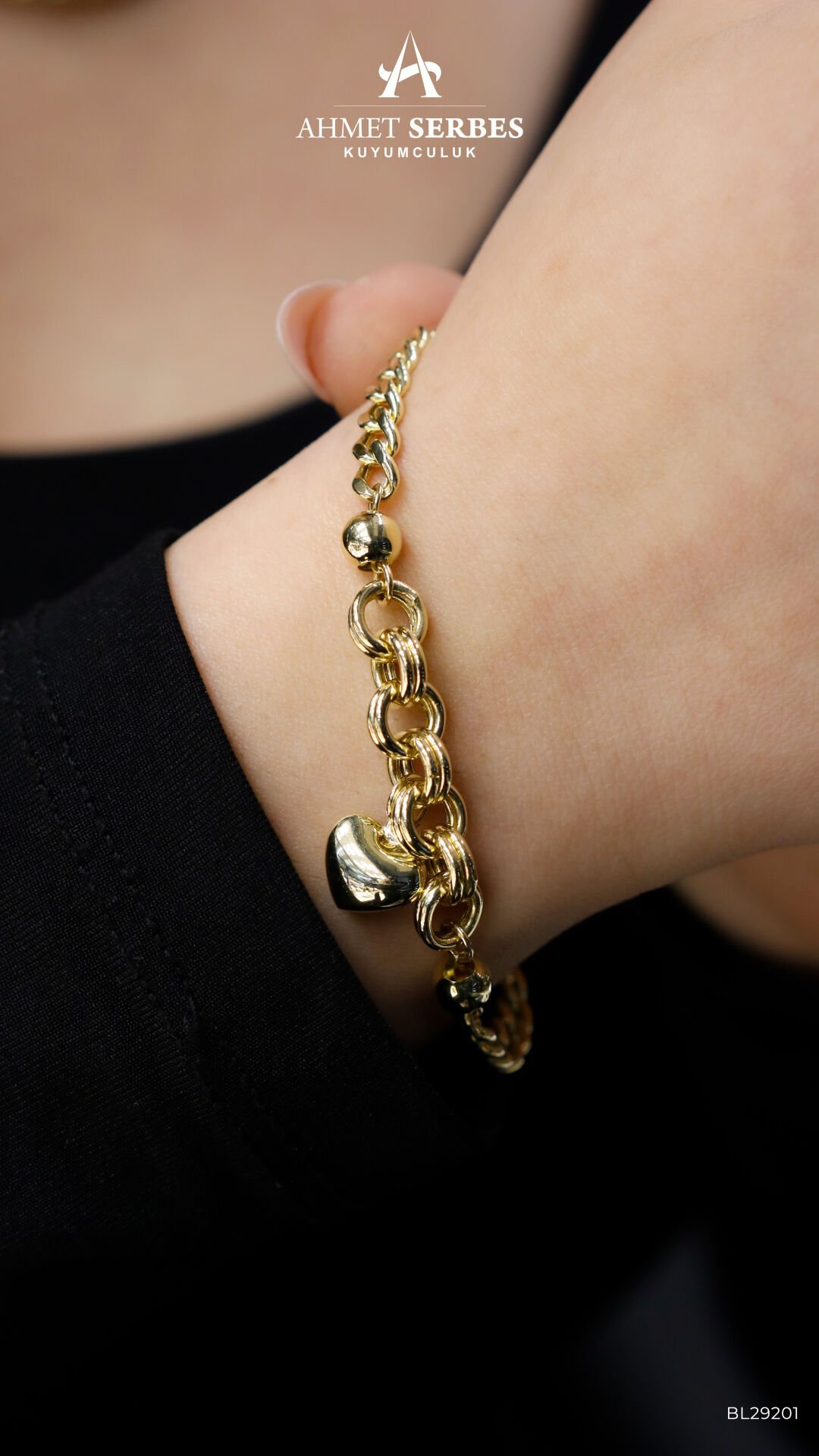 Kalpli Altın Bileklik