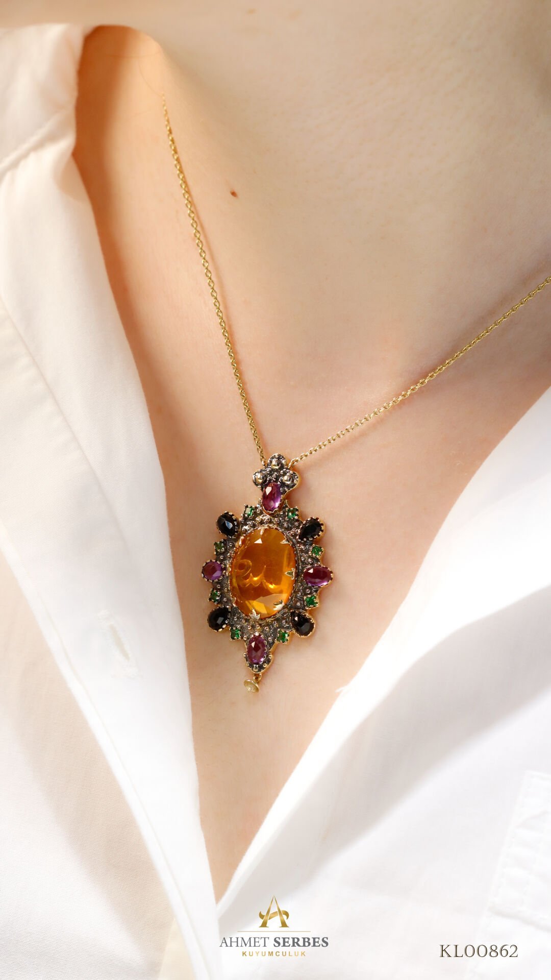 Otantik Altın Kolye