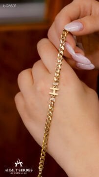 H Harf Altın Bileklik