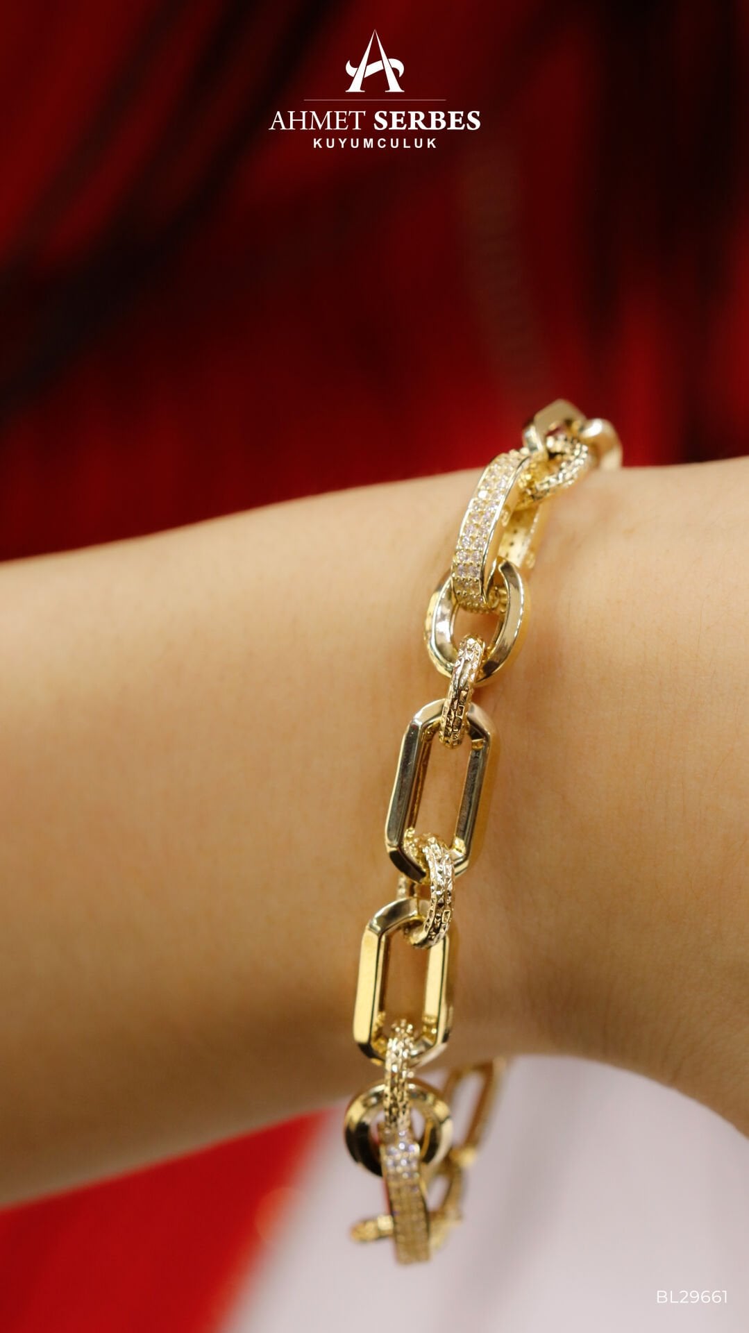 Taşlı Ataç Bileklik