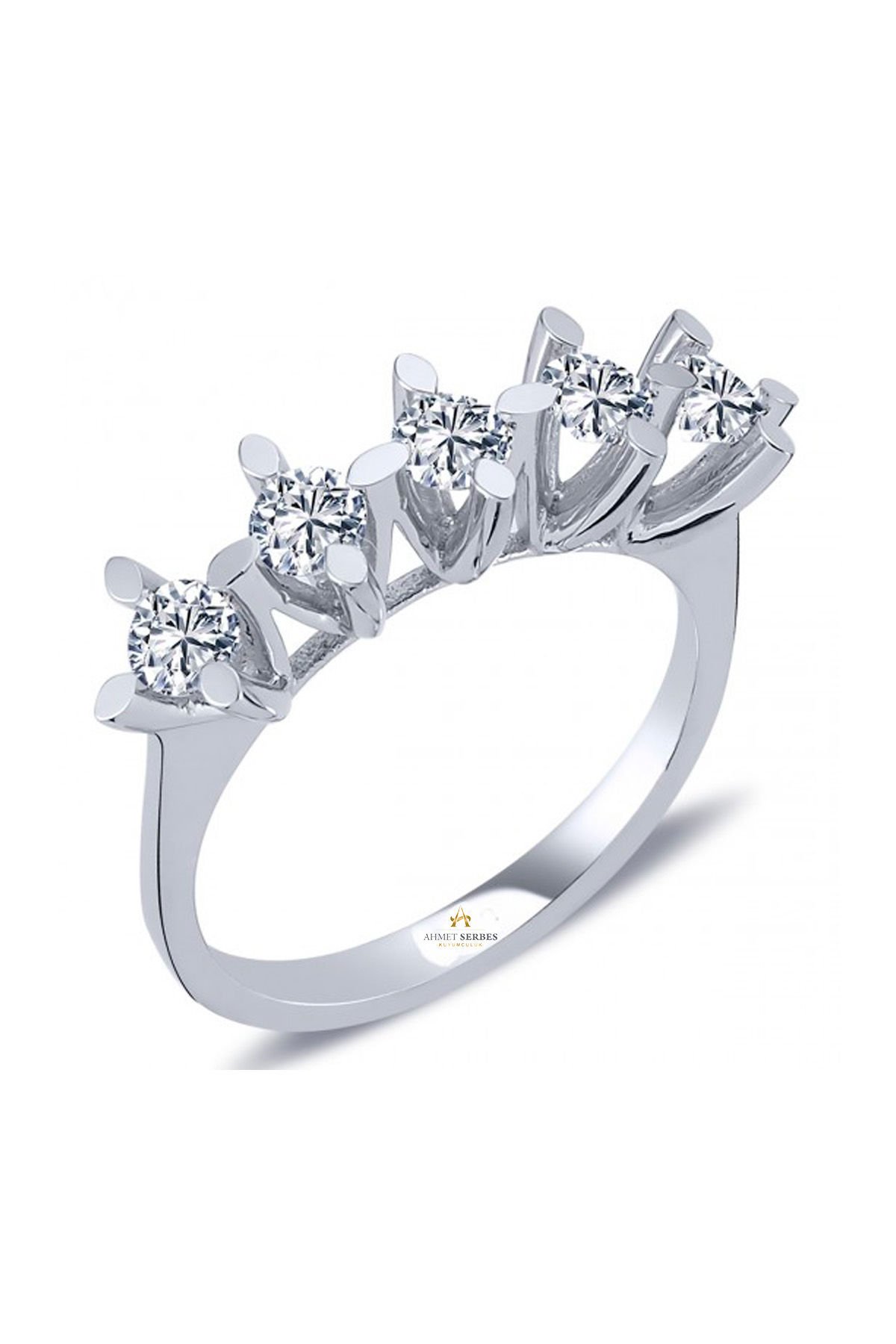 0.52 Karat Beştaş Yüzük