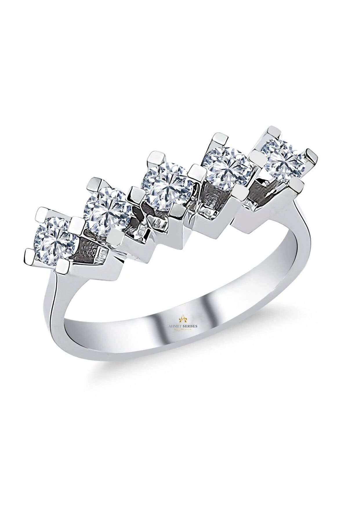 0.91 Karat Beştaş Yüzük