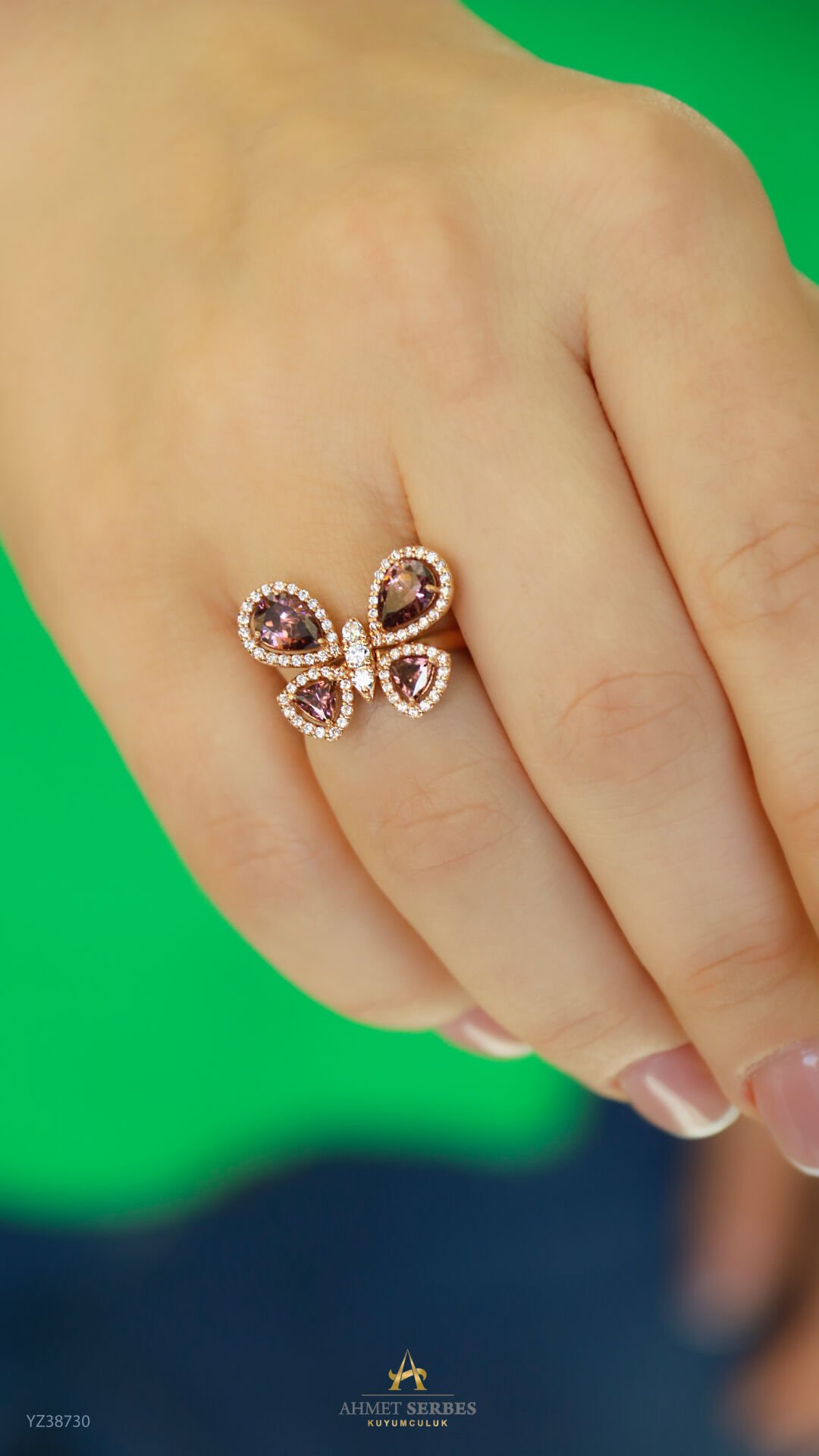 Roberto Bravo Özel tasarım Kelebek Yüzük