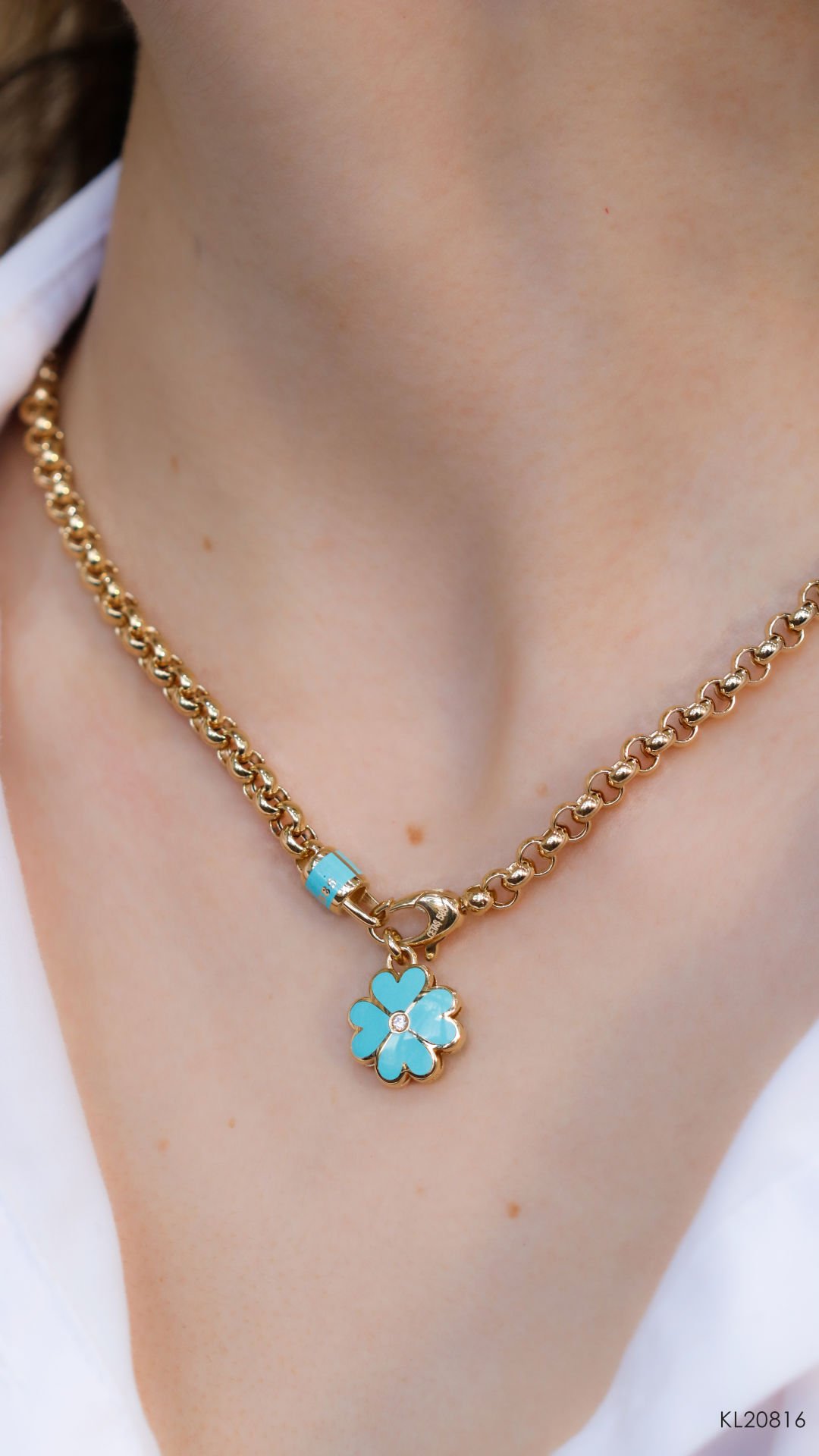 Cetaş Eterna Yonca Kolye