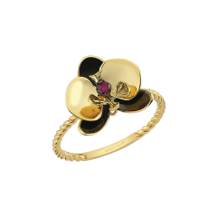 Black Orchid Yüzük