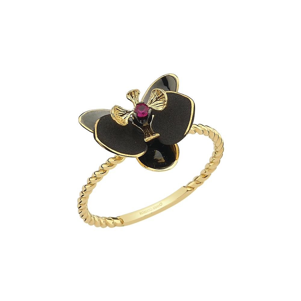 Black Orchid Yüzük