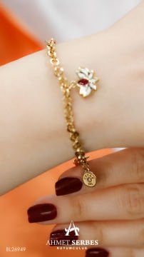 Cetaş Lotus Altın Bileklik