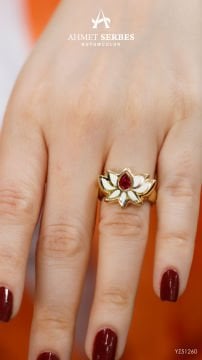 Cetaş Lotus Çiçeği Yüzük