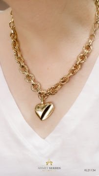 Cetaş Eterna Kalp Kolye