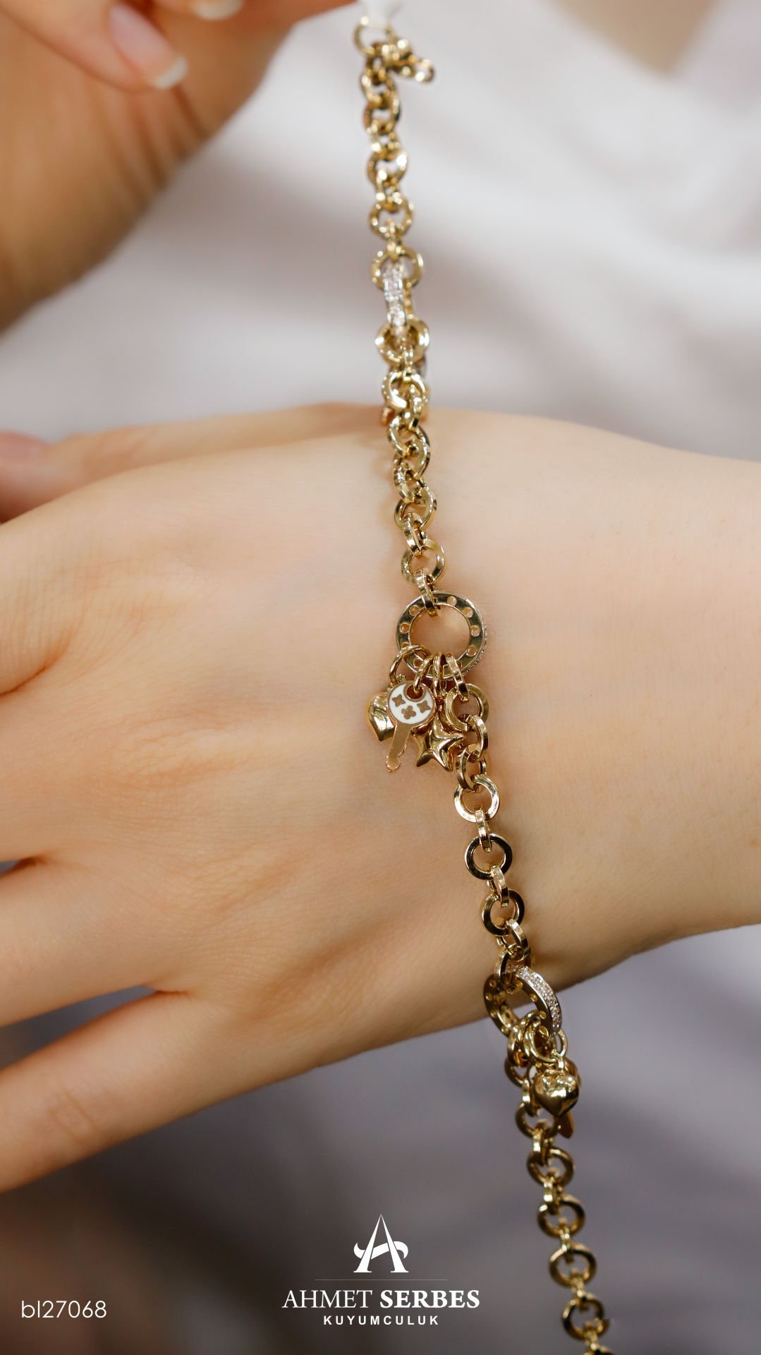 Cetaş Charmlı Eterna Bileklik