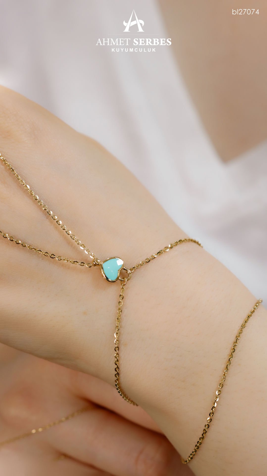 Cetaş Kalpli Şahmeran Bileklik