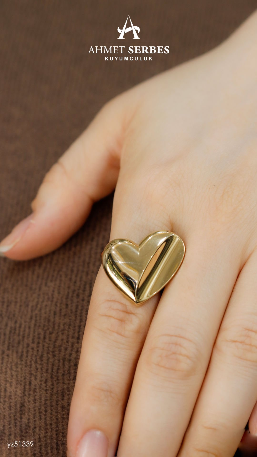 Cetaş Eterna Kalp Yüzük