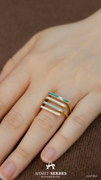 Cetaş Mineli Yüzük