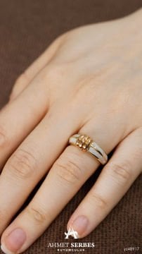 Cetaş Sedef Mineli Yüzük