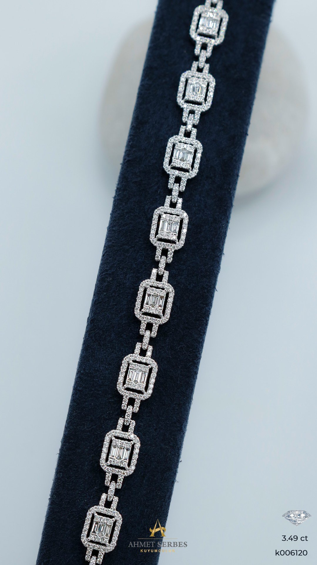 3,40 Carat Pırlanta Bileklik