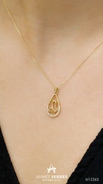 Kelebek Altın Kolye