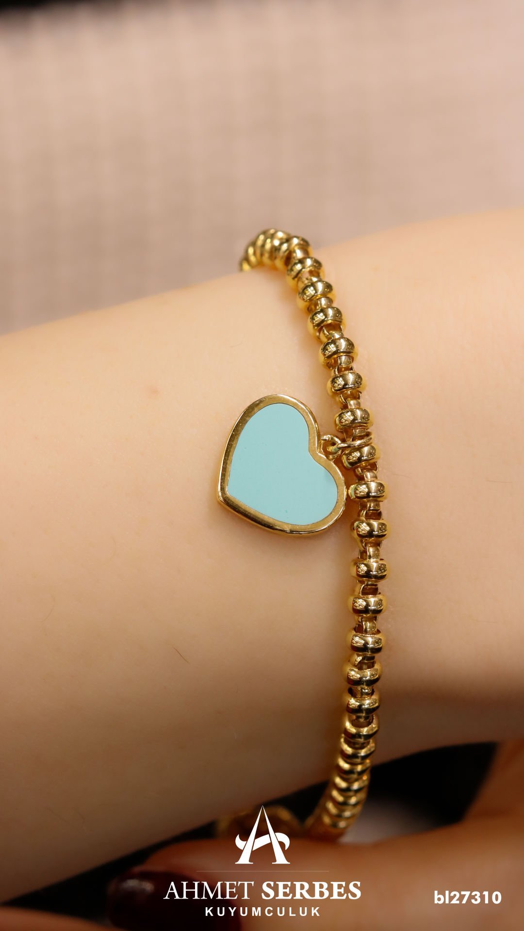 Cetaş Kalpli Eterna Bileklik