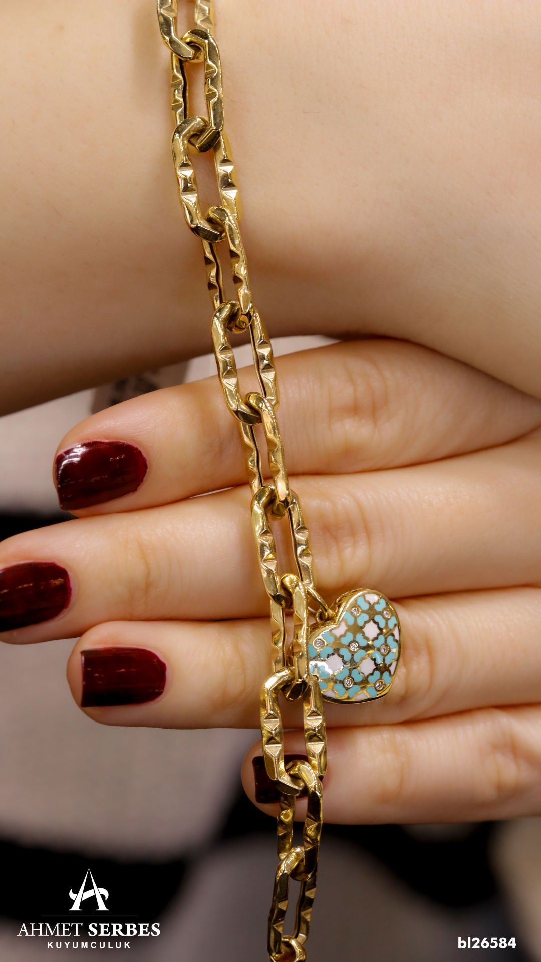 Cetaş Eterna Kalpli Bileklik