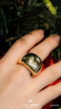 Cetaş Bombeli Yüzük