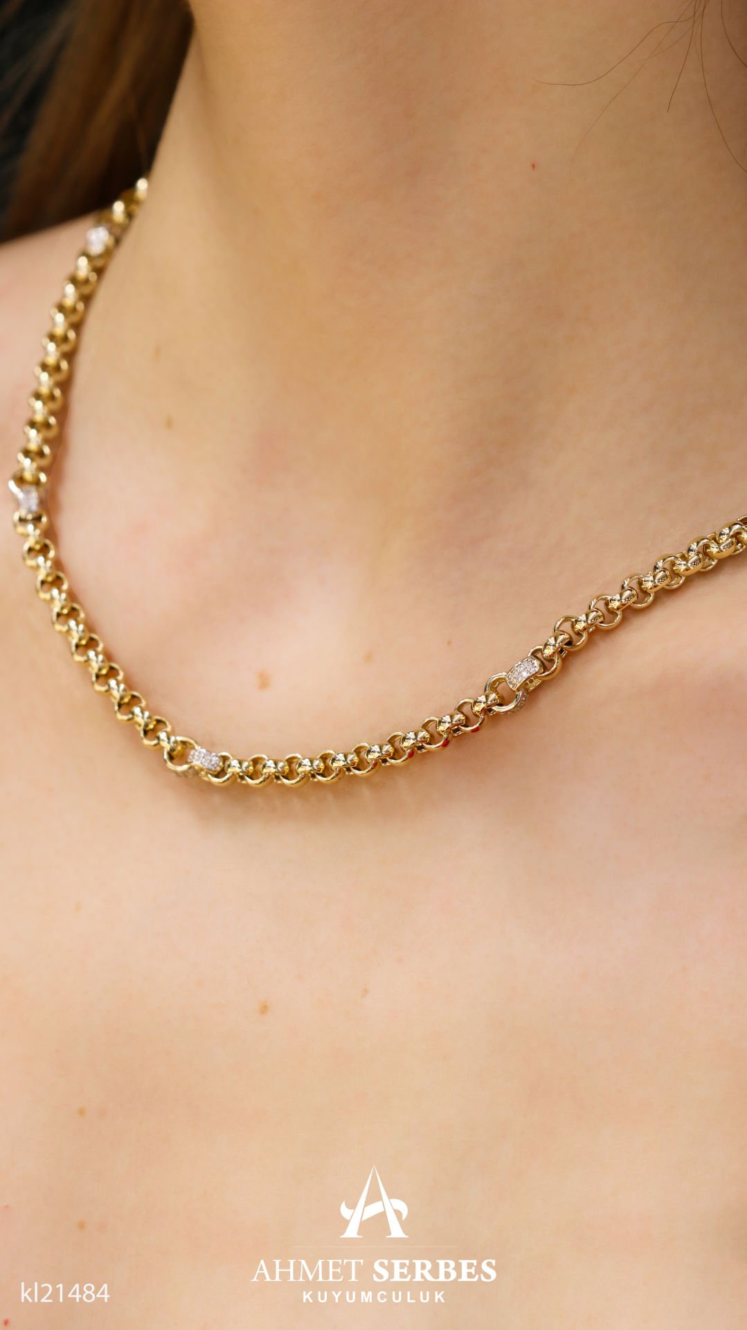 Cetaş Taşlı Doç Kolye