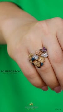 Roberto Bravo Çiçek Yüzük
