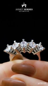 Altın Beştaş Yüzük