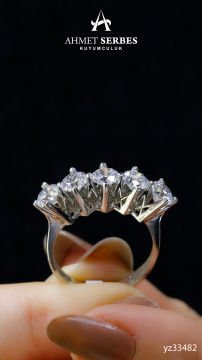 Altın Beştaş Yüzük