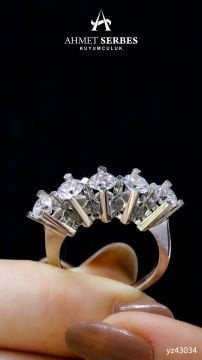 Altın Beştaş Yüzük