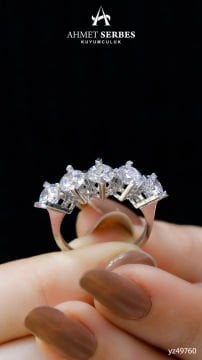 Altın Beştaş Yüzük