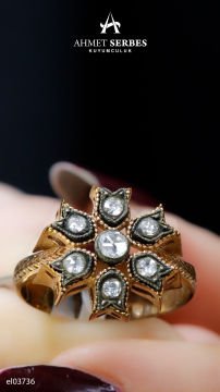 Lale Model Elmas Yüzük