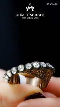 Sırataşlı Elmas Yüzük