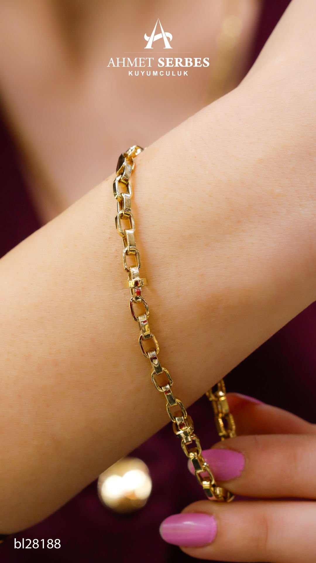 Altın Zincir Bileklik