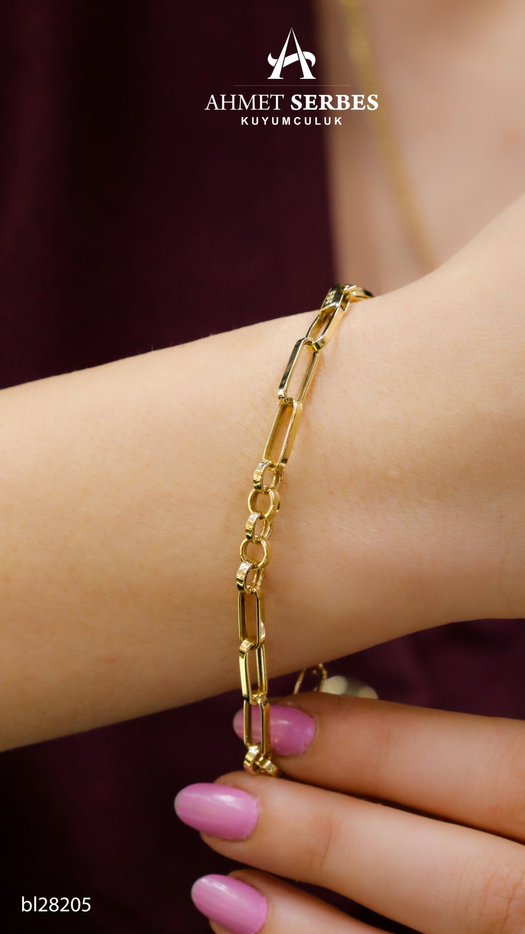 Altın Zincir Bileklik