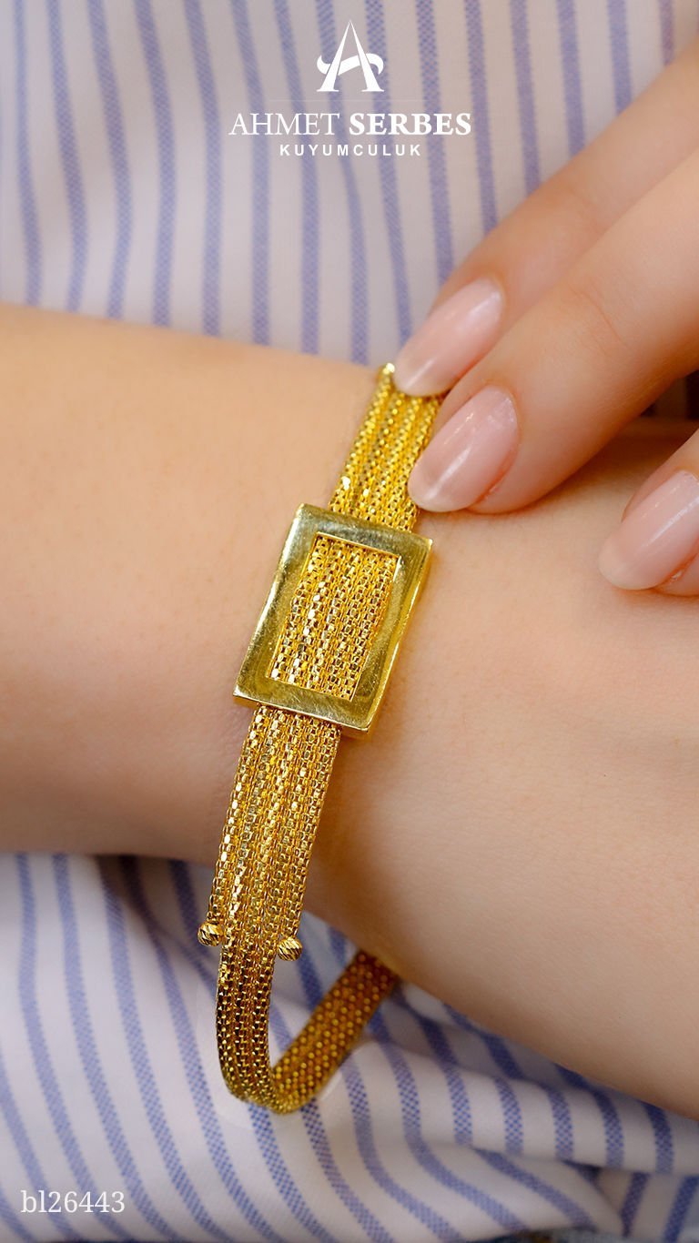 Tokalı Hasır Bileklik