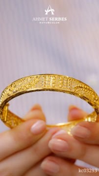 22 Ayar Hint İşi Kelepçe