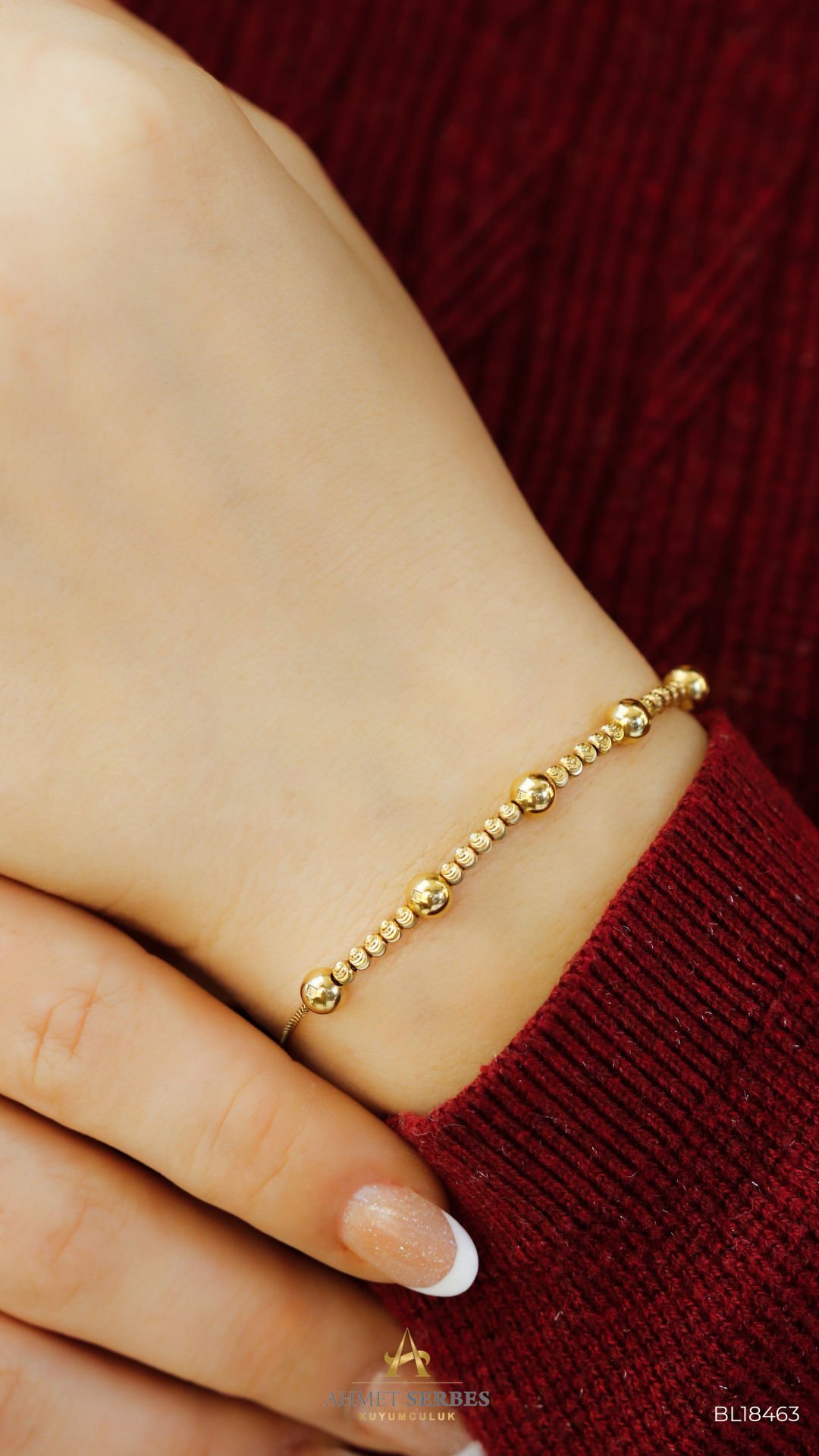 Toplu Dorikalı Altın Bileklik