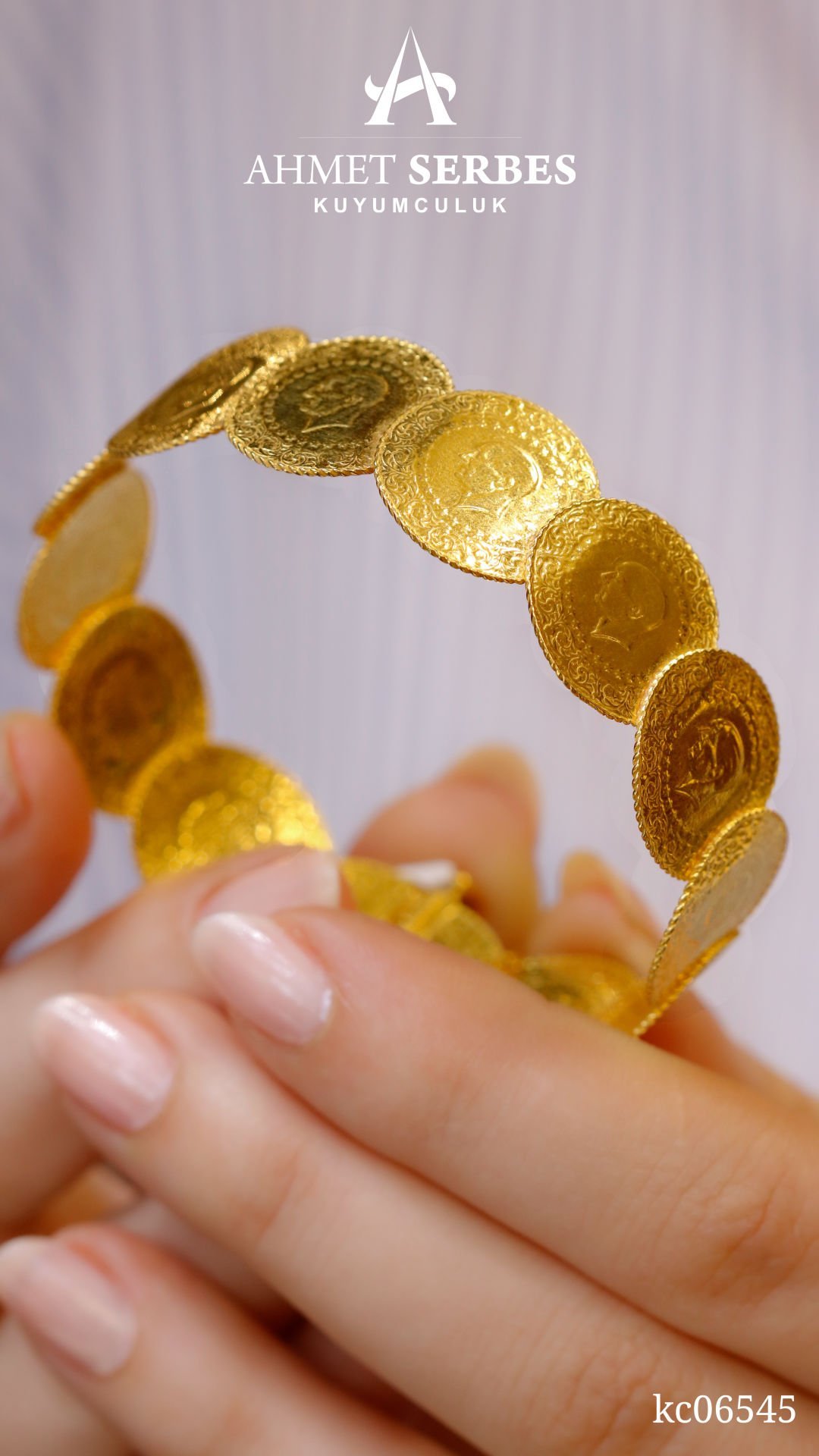 22 Ayar Çeyrekli Kelepçe