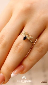 Arı Model Altın Yüzük