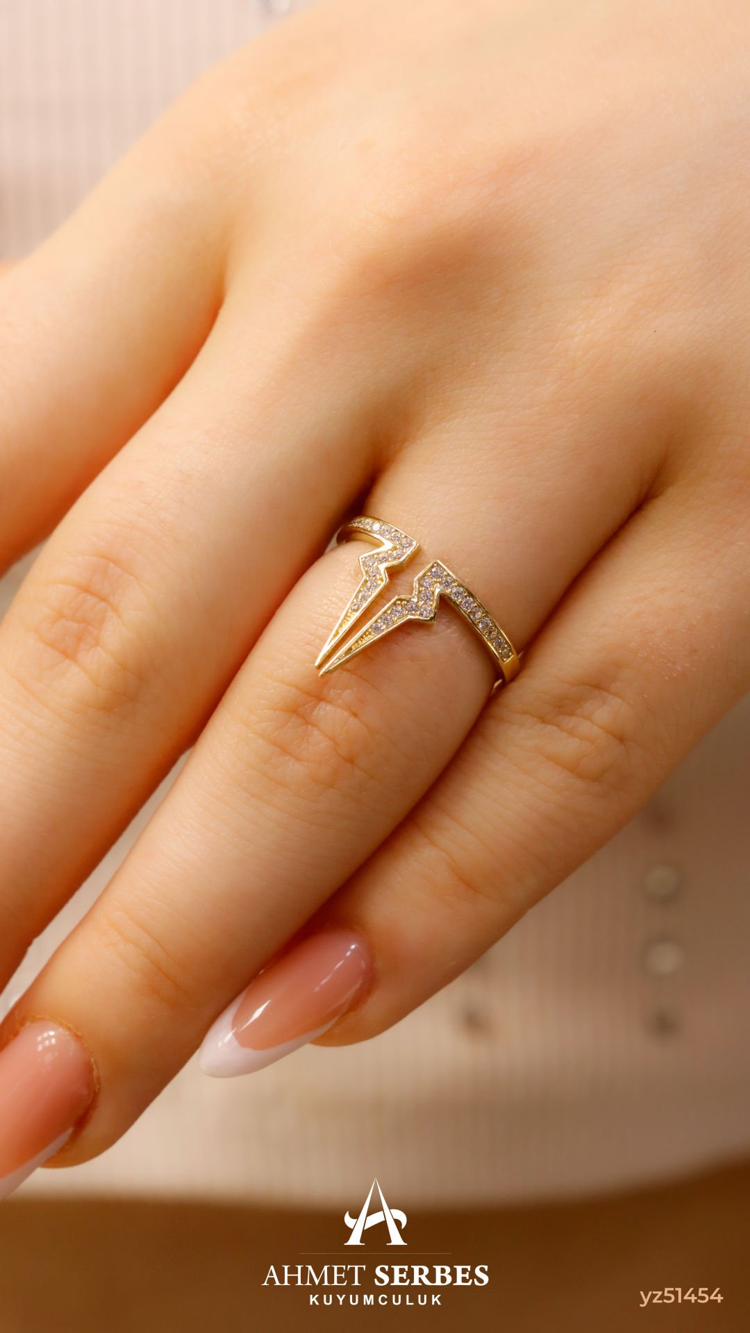 Şimşek Model Yüzük