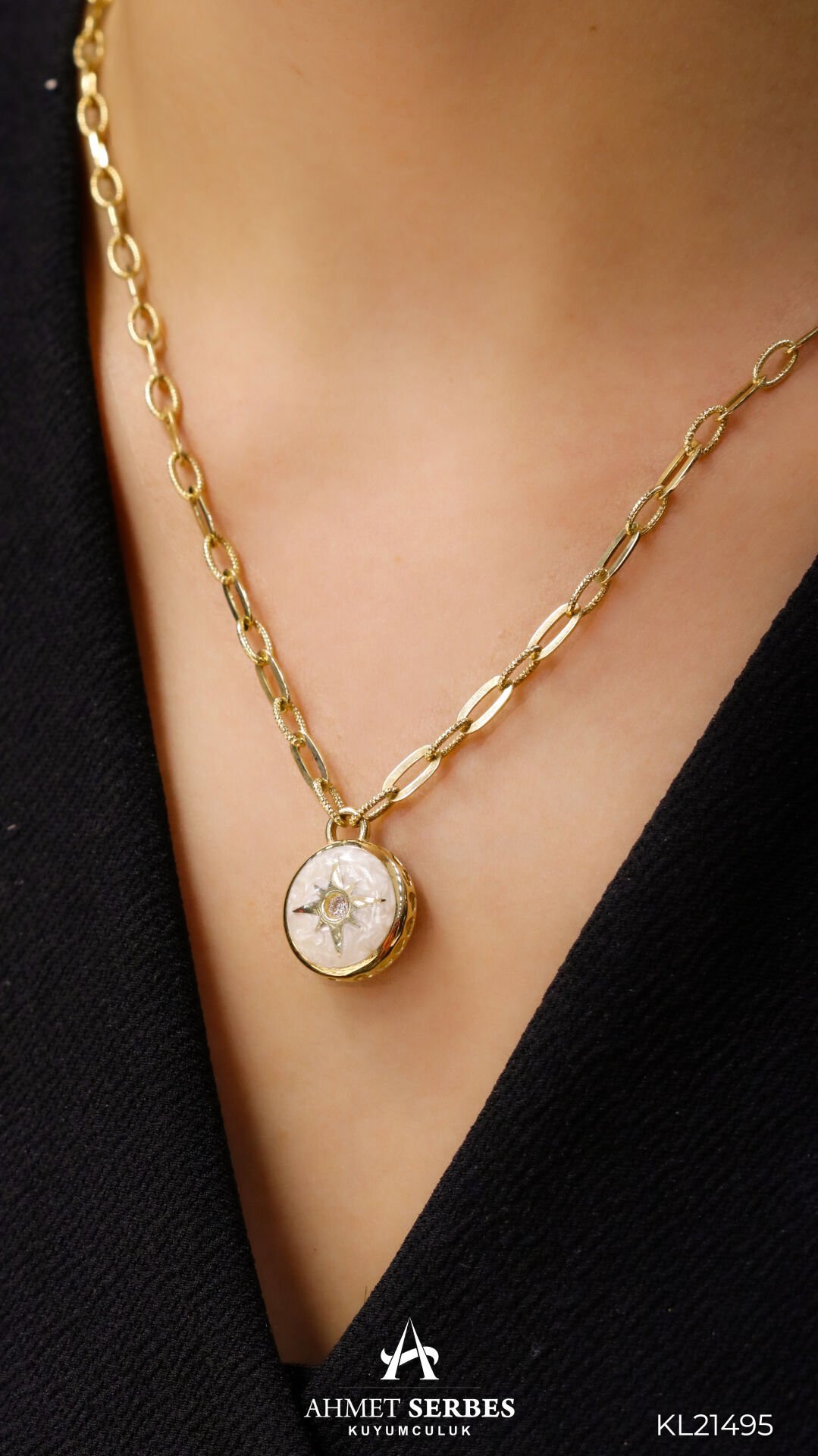 Cetaş Polaris Altın Kolye
