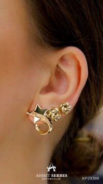 Cetaş Eterna Yıldızlı Küpe