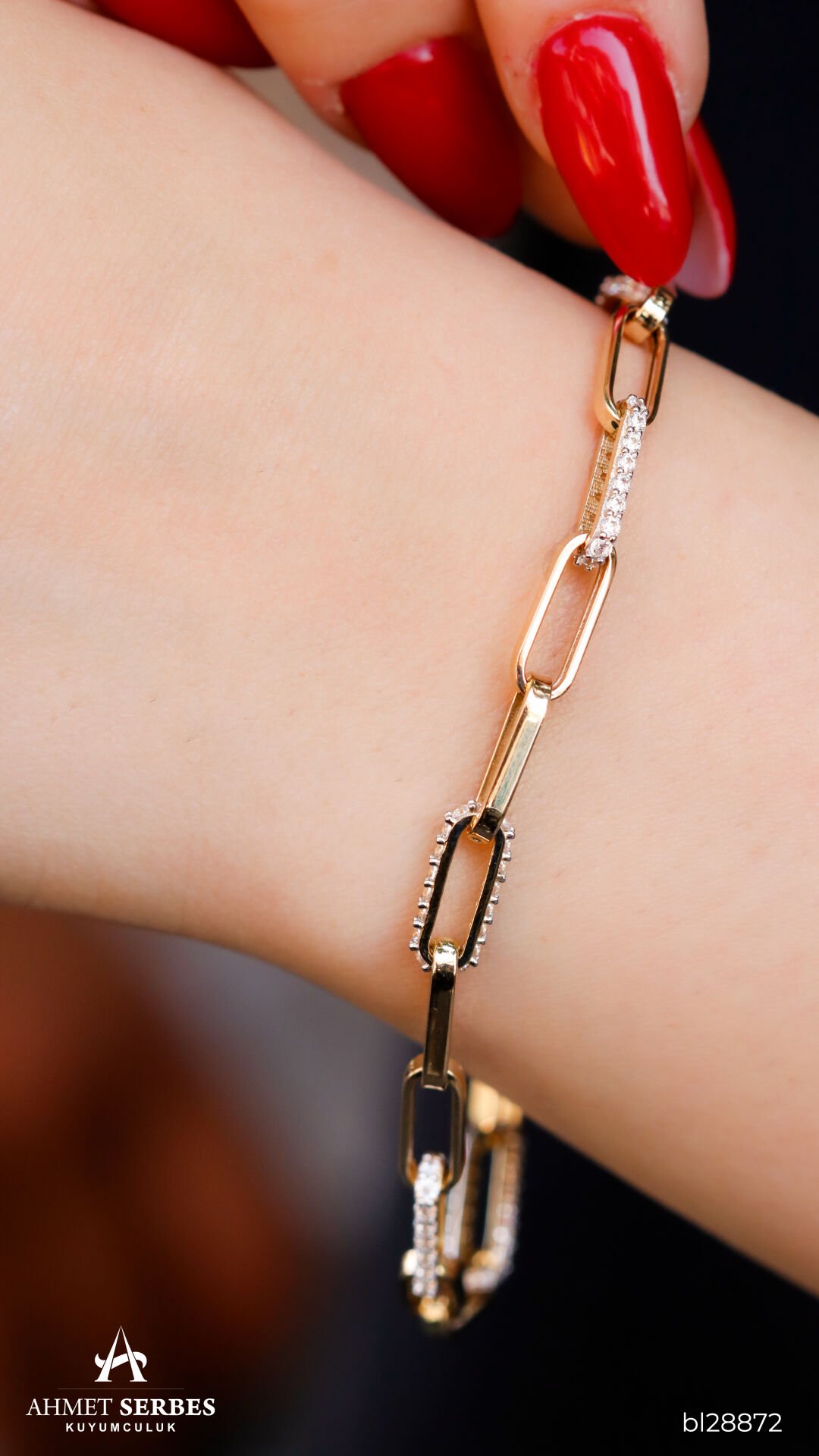 Taşlı Ataç Bileklik