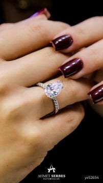 Damla Taş Altın Yüzük