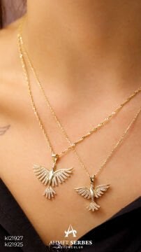 Anka Kuşu Altın Kolye