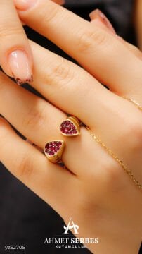 Cetaş Twist Damla Yüzük