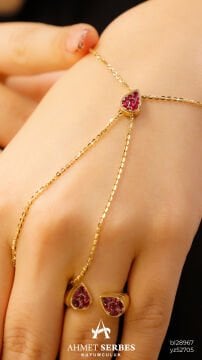 Cetaş Twist Damla Yüzük