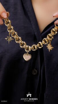 Cetaş Kuzey Yıldız Charmlı Bileklik