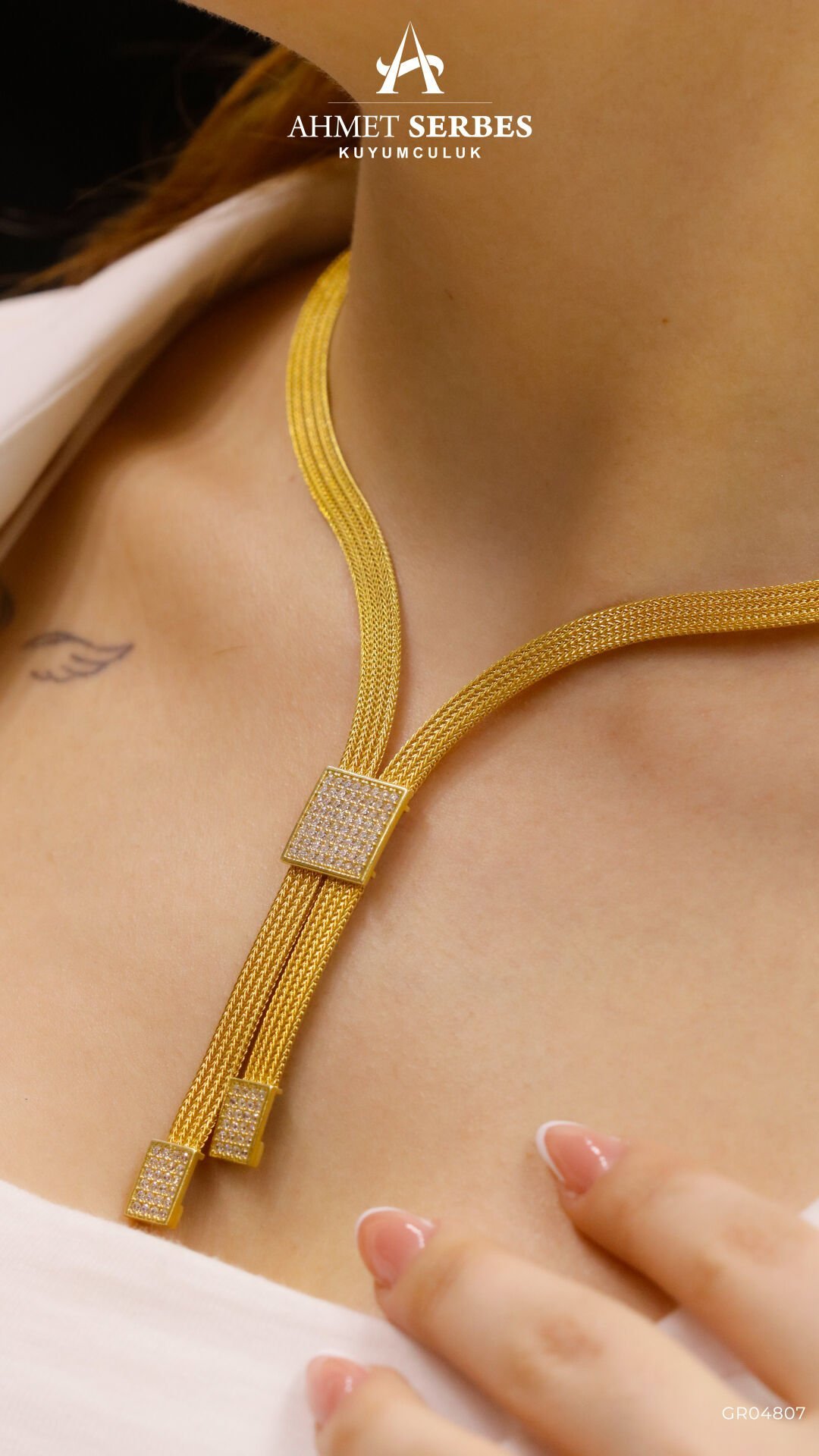 Taşlı Hasır Gerdanlık